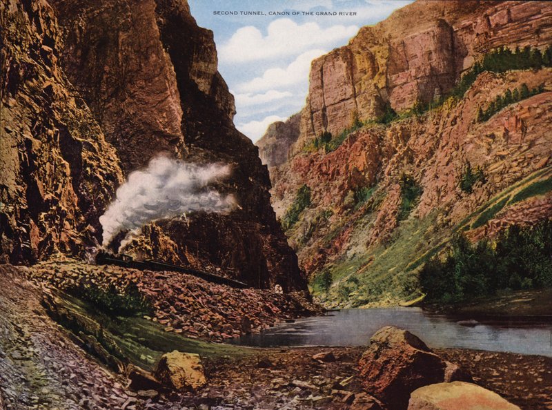 Anden tunnel, kanon af Grand River (farvefoto) af American Photographer