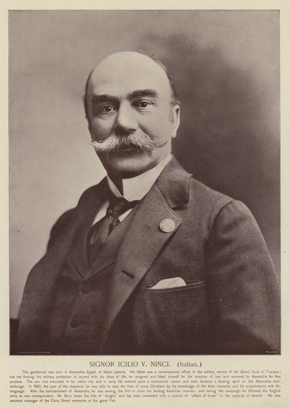 Signor Icilio V Ninci, italiensk af American Photographer