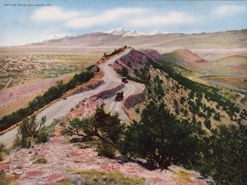 Skyline Drive og Canon City (farvefoto) af American Photographer