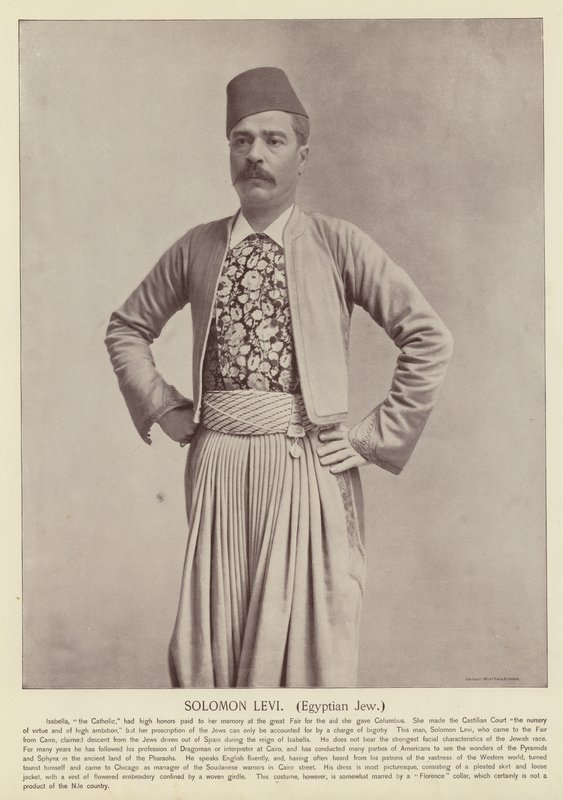 Solomon Levi, egyptisk jøde af American Photographer