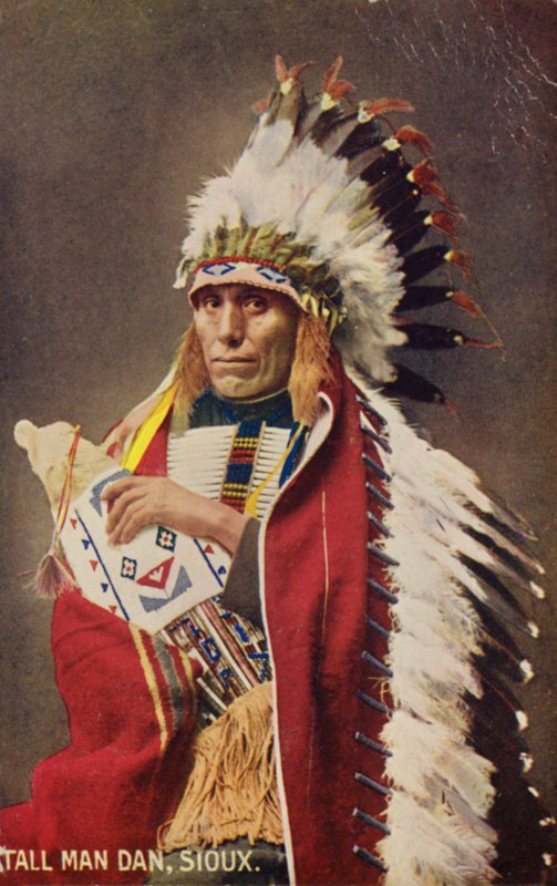 Tall Man Dan, Sioux (foto) af American Photographer