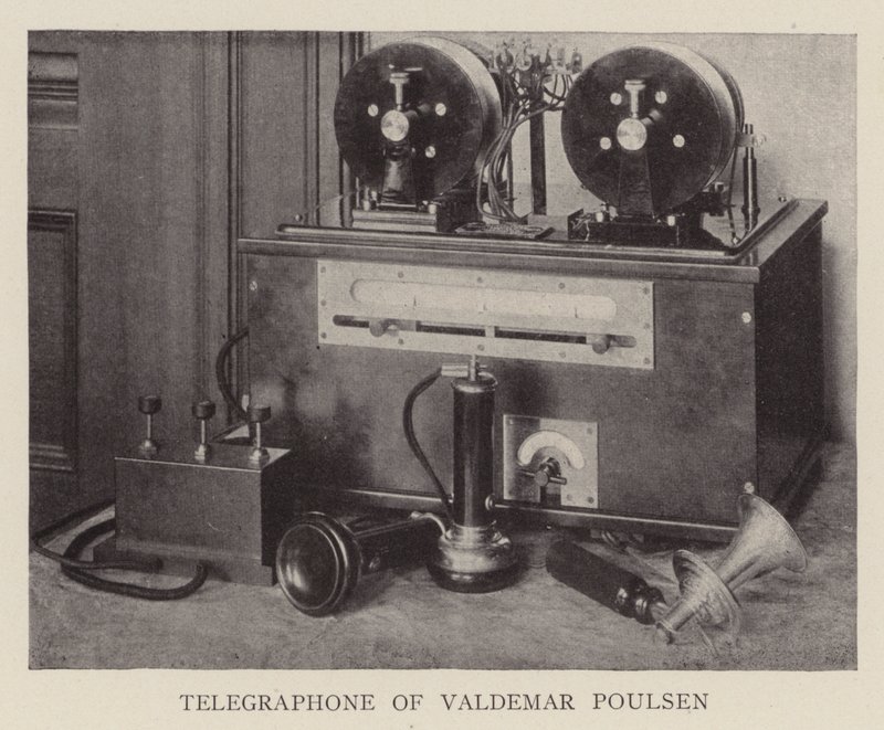 Telegraf af Valdemar Poulsen (s/h-foto) af American Photographer