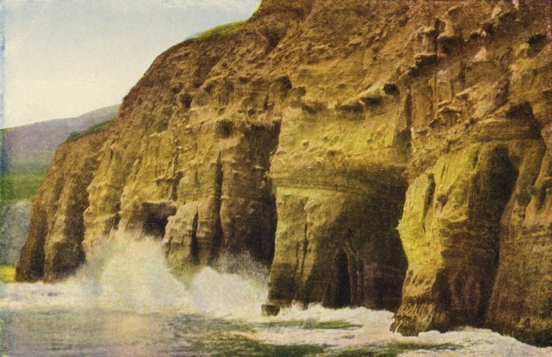 Grotterne i La Jolla (farvefoto) af American Photographer
