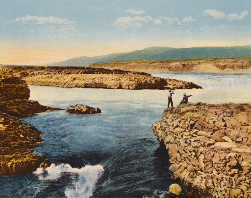 The Dalles ved Columbia-floden (farvefoto) af American Photographer