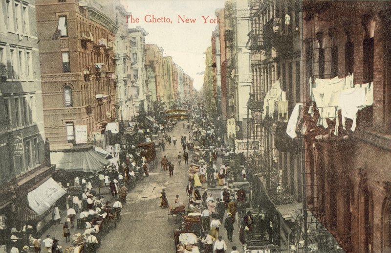 Ghettoen, New York (farvefoto) af American Photographer