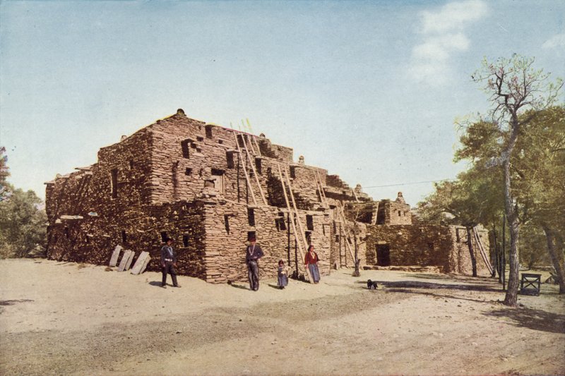 The Hopi House, Grand Canyon, Arizona (farvet foto) af American Photographer