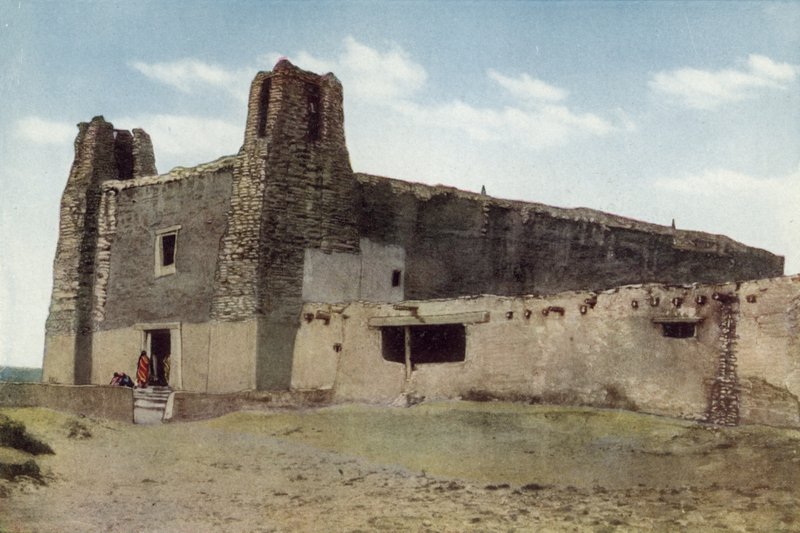 The Old Church, Pueblo of Acoma, New Mexico (farvet foto) af American Photographer