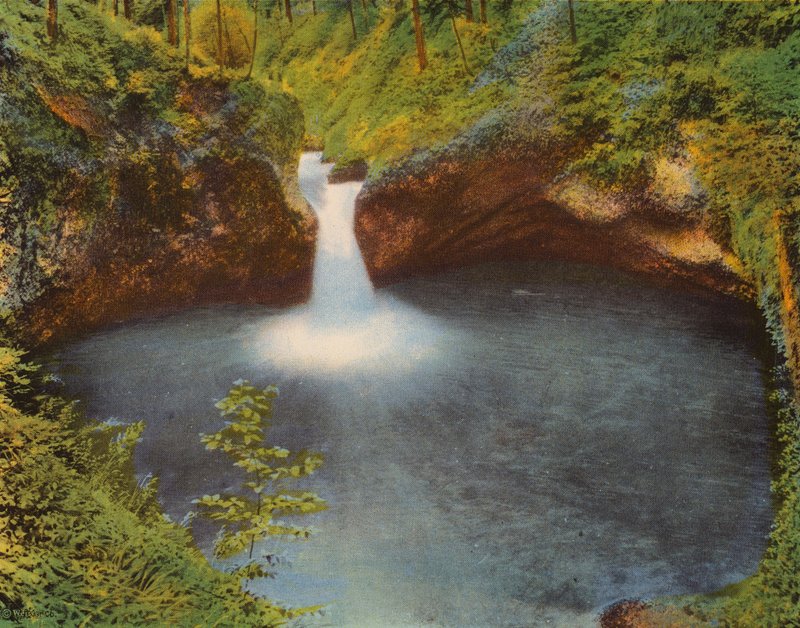 The Punch Bowl i Eagle Creek (farvefoto) af American Photographer