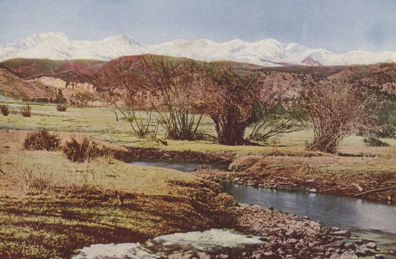 The Snowy Range, nær Trinidad, Colorado (foto i farver) af American Photographer