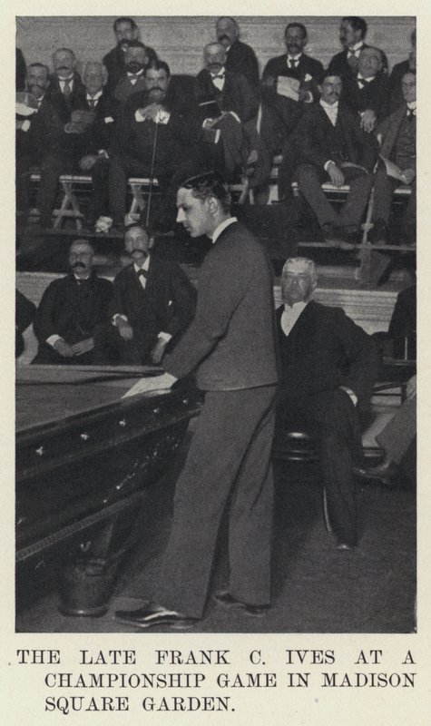 Afdøde Frank C Ives ved et mesterskabsspil i Madison Square Garden (s/h-billede) af American Photographer