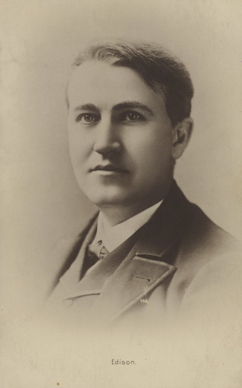 Thomas Edison (1847-1931), amerikansk opfinder af American Photographer