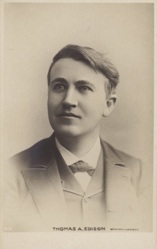 Thomas Edison (1847-1931), amerikansk opfinder af American Photographer