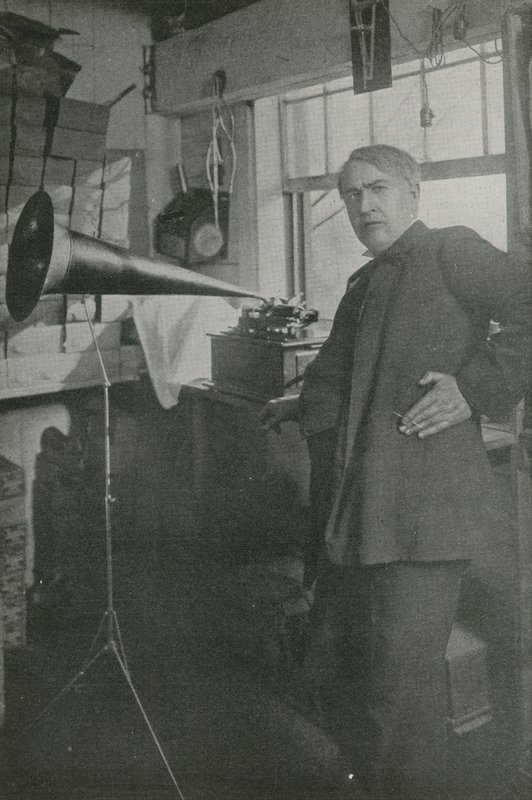 Thomas Edison i sit værksted af American Photographer