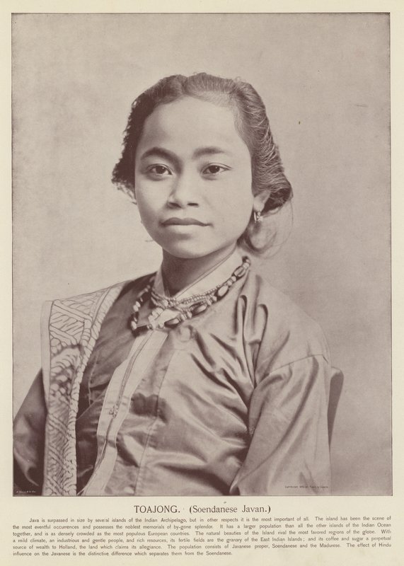 Toajong, Soendanesisk Javan af American Photographer