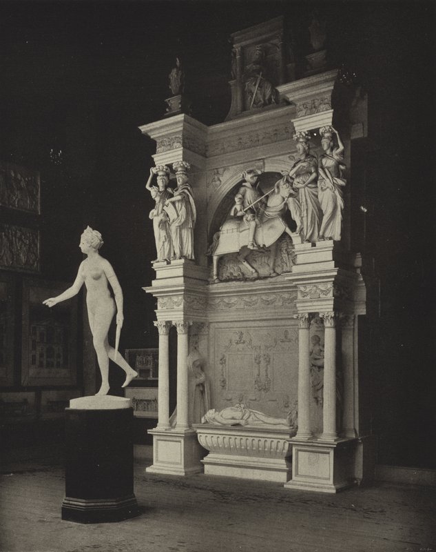 Louis De Brezes grav i katedralen i Rouen af American Photographer