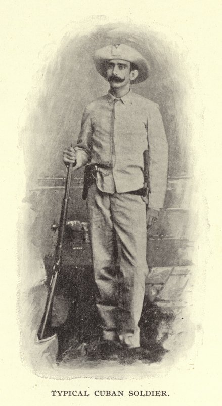 Typisk cubansk soldat af American Photographer