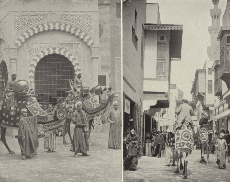 Typiske scener i Cairo Street af American Photographer