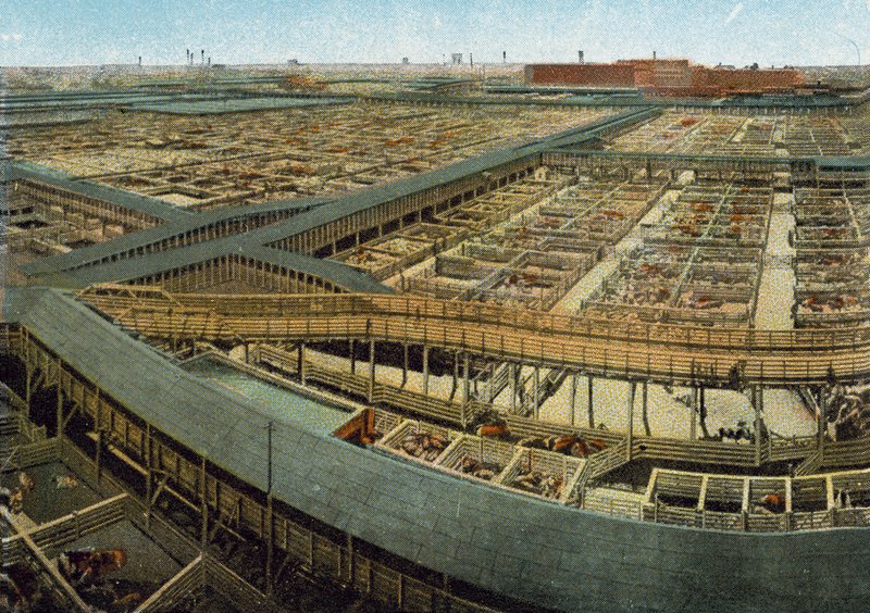 Union Stock Yards (farvet foto) af American Photographer