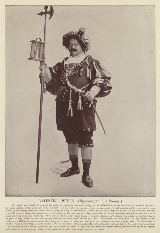 Valentine Peters, Nattevagt, Old Vienna af American Photographer