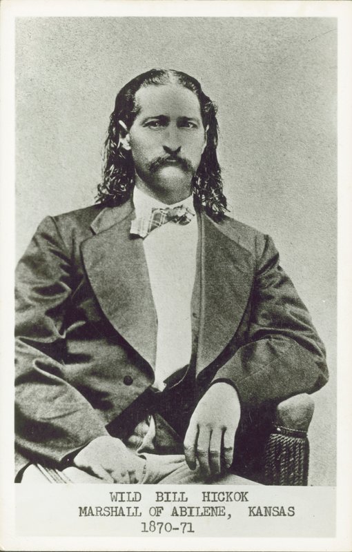 Wild Bill Hickok, revolvermand, gambler og lovmand i det amerikanske vest (s/h-billede) af American Photographer
