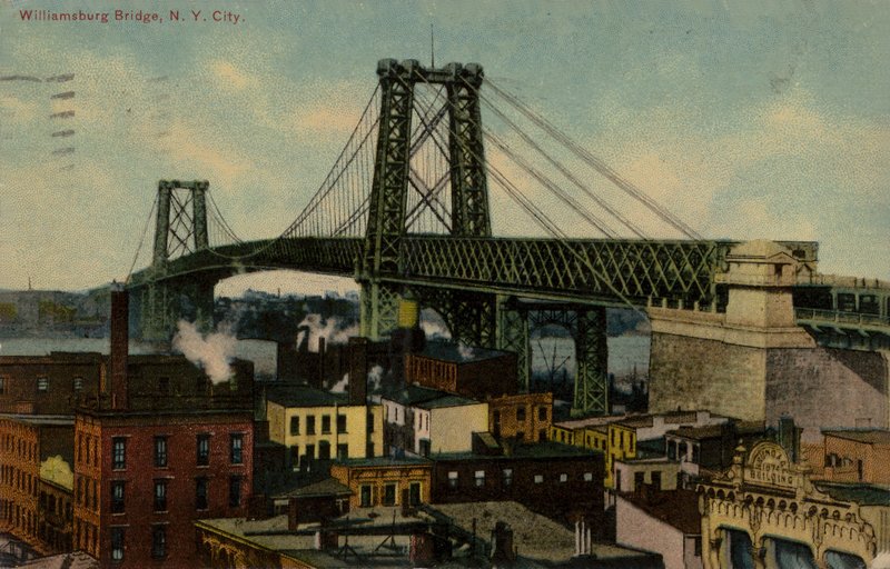 Williamsburg Bridge, New York City, USA (foto i farver) af American Photographer