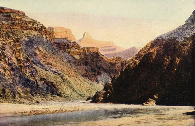 Zoroaster fra floden, Grand Canyon Naitonal Park (farvefoto) af American Photographer