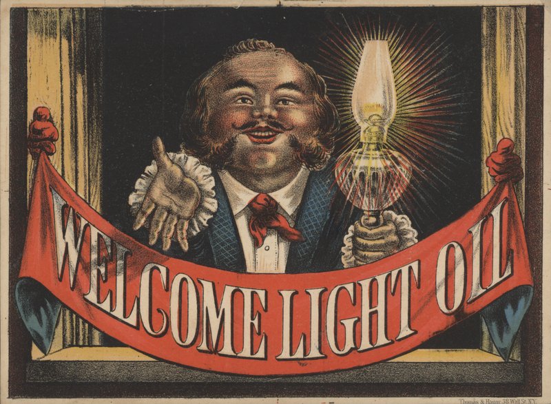 Annonce for Welcome Light Oil af American School