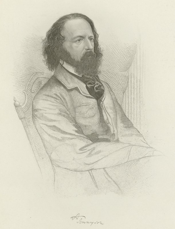 Alfred, Lord Tennyson af American School