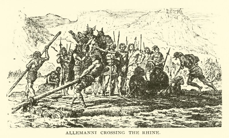 Allemann krydser Rhinen af American School