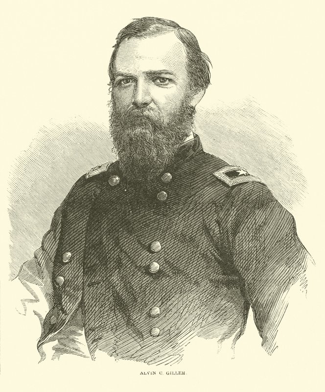 Alvin C Gillem, april 1865 af American School