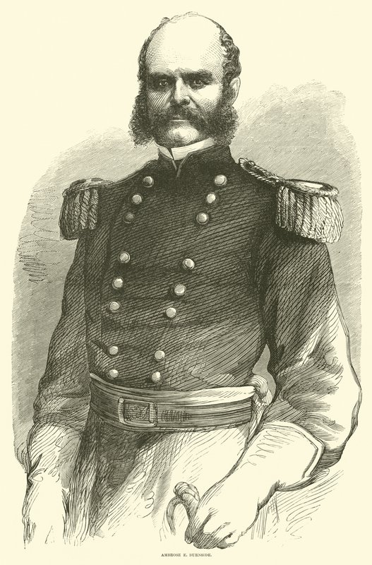 Ambrose E Burnside, november 1862 af American School