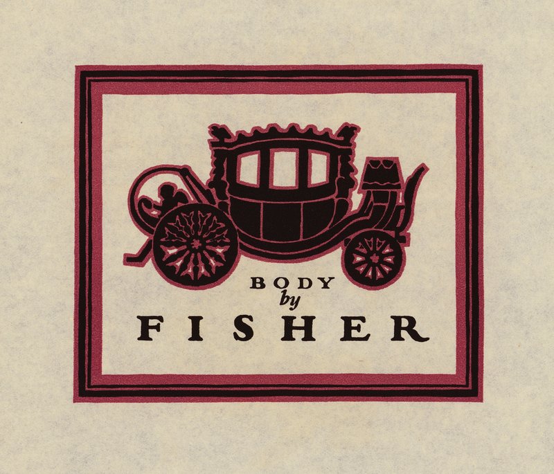 Amerikanske varemærker og enheder: Fisher Body Corporation, Detroit (litho) af American School