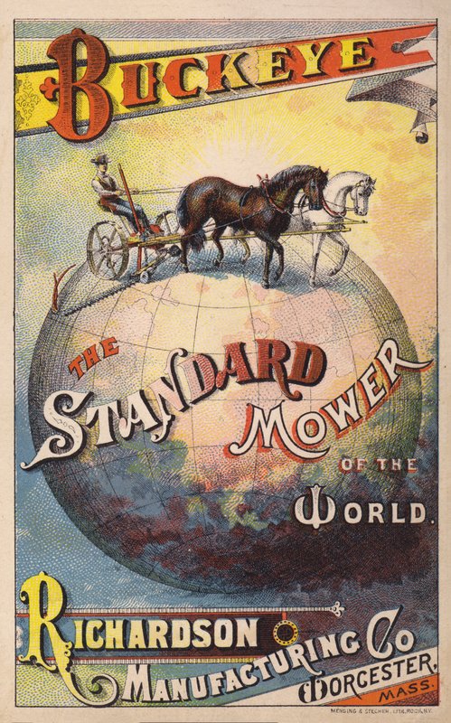 Amerikansk handelskort, der reklamerer for Richardson Manufacturing Company