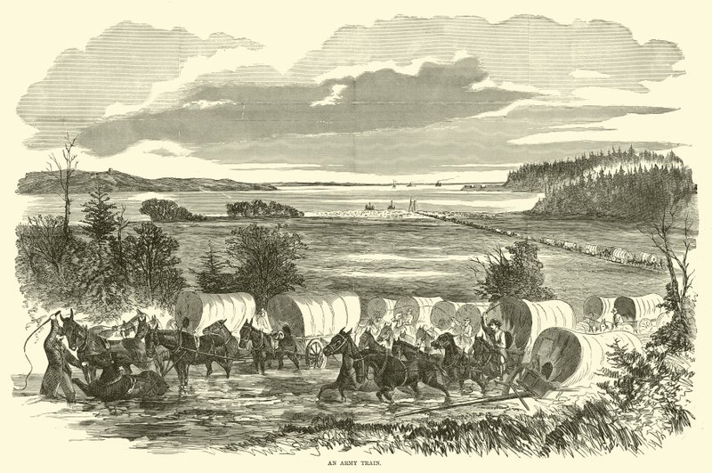 Et hærtog, november 1862 af American School
