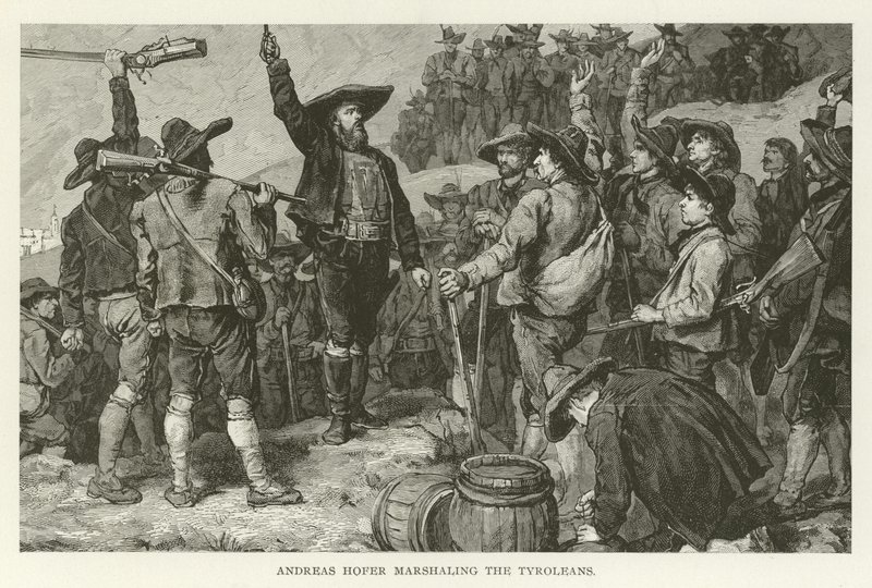 Andreas Hofer, der samler tyrolerne af American School