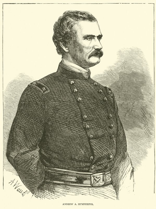 Andrew A Humphreys, august 1863 af American School