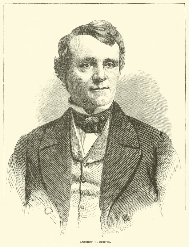 Andrew G Curtin, december 1863 af American School