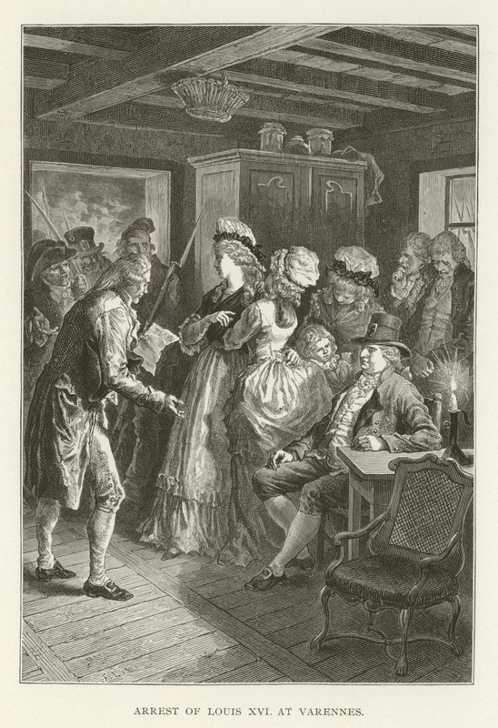 Arrestation af Ludvig XVI i Varennes af American School