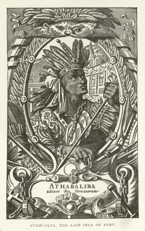 Atahualpa, den sidste inka i Peru af American School