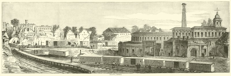 Atlanta, Georgia, september 1864 af American School
