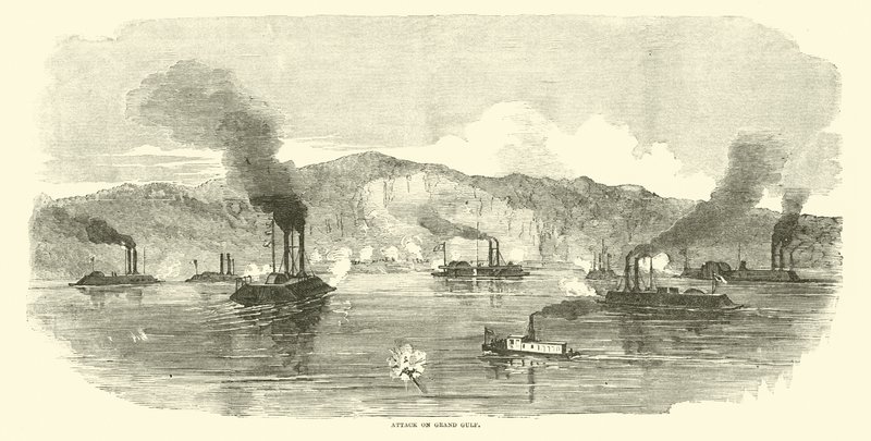 Angreb på Grand Gulf, april 1863 af American School