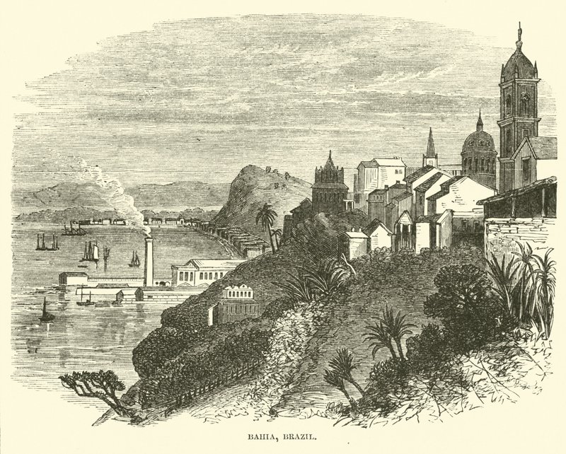Bahia, Brasilien, juli 1862 af American School