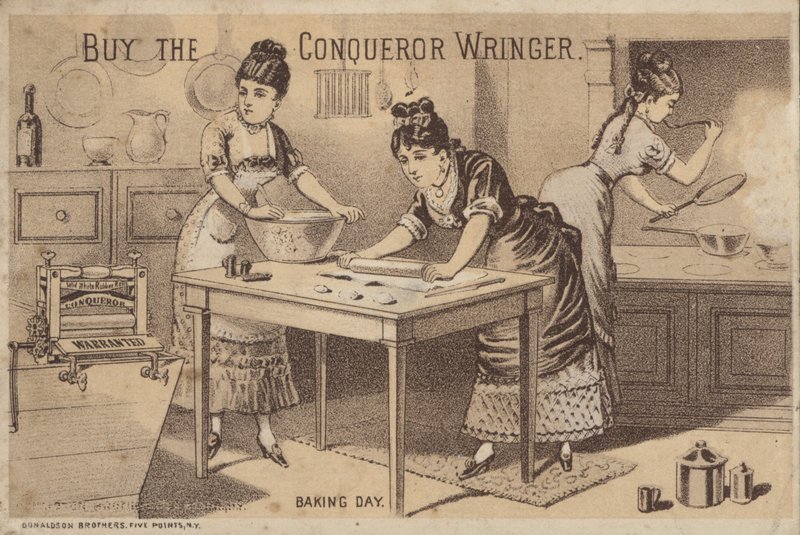 Bagedag (litho) af American School