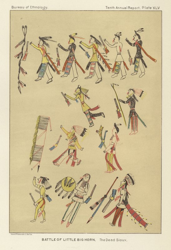 Slaget ved Little Bighorn af American School
