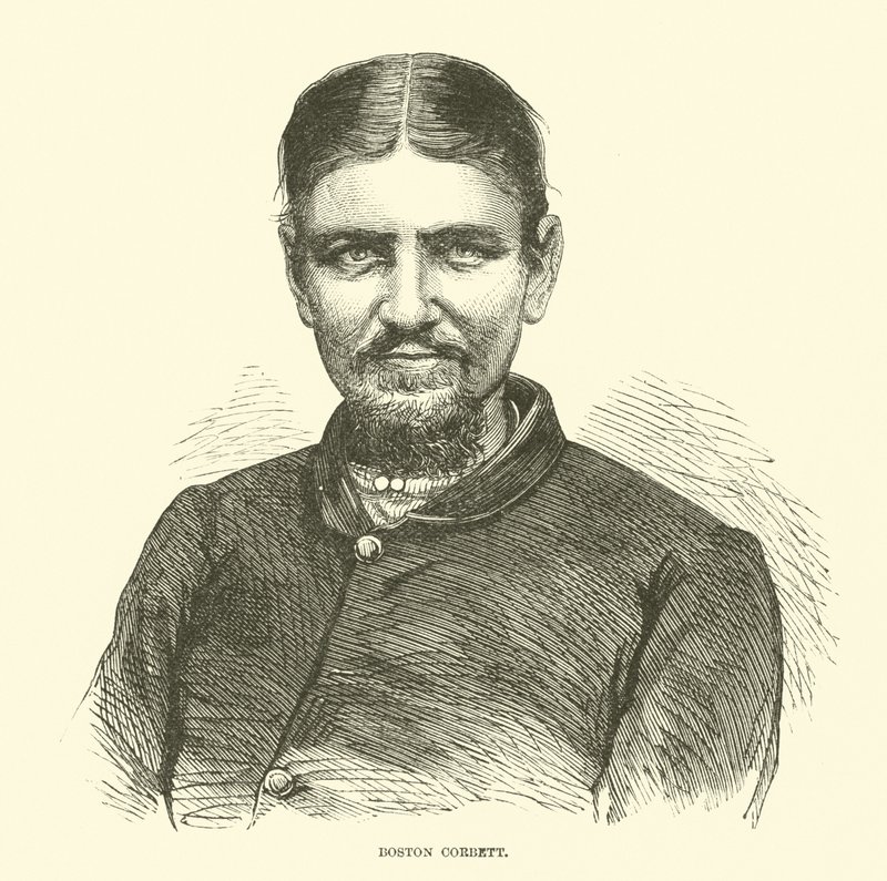 Boston Corbett, april 1865 af American School