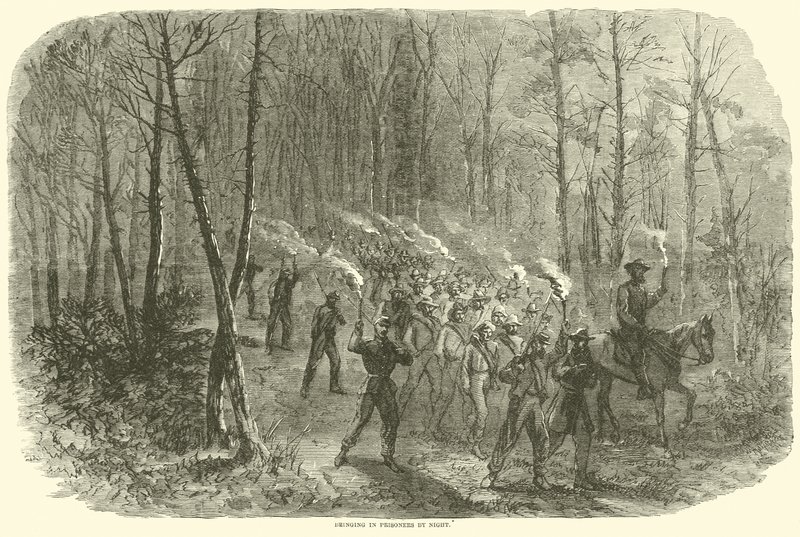 Indbringelse af fanger om natten, august 1864 af American School