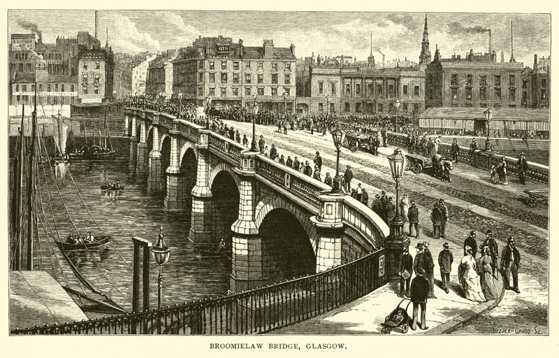 Broomielaw Bridge, Glasgow af American School