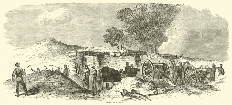 Bygningsværker, juni 1864 af American School