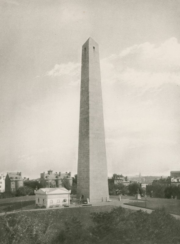 Bunker Hill Monument (fotogravure) af American School