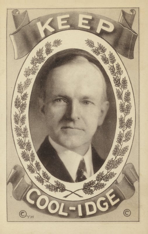 Calvin Coolidge (litografi) af American School